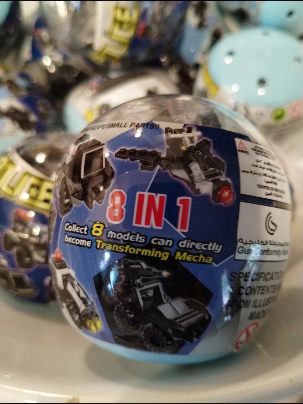 Police 8 in 1 Transforming Mecha Toys (12)